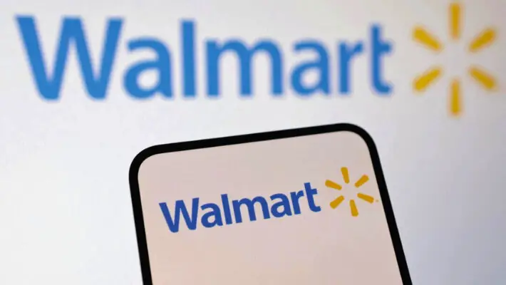 El logotipo de Walmart se ve en esta ilustración tomada el 11 de febrero de 2025. (Dado Ruvic/Ilustración/Foto de archivo vía Reuters)