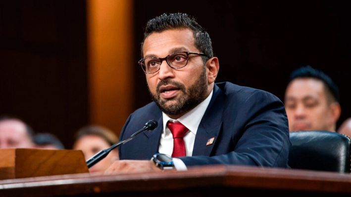 Kash Patel, candidato a director del FBI, testifica ante el Comité Judicial del Senado en el Capitolio, el 30 de enero de 2025. (Madalina Vasiliu/The Epoch Times)