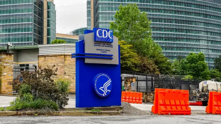 La sede de los Centros para el Control y la Prevención de Enfermedades (CDC), en Atlanta, el 23 de abril de 2020. (Tami Chappell/AFP vía Getty Images)