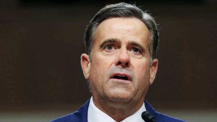 John Ratcliffe testifica ante una audiencia del Comité de Inteligencia del Senado sobre su nominación como director de la CIA, en el Capitolio el 15 de enero de 2025. (Jemal Countess/AFP vía Getty Images)