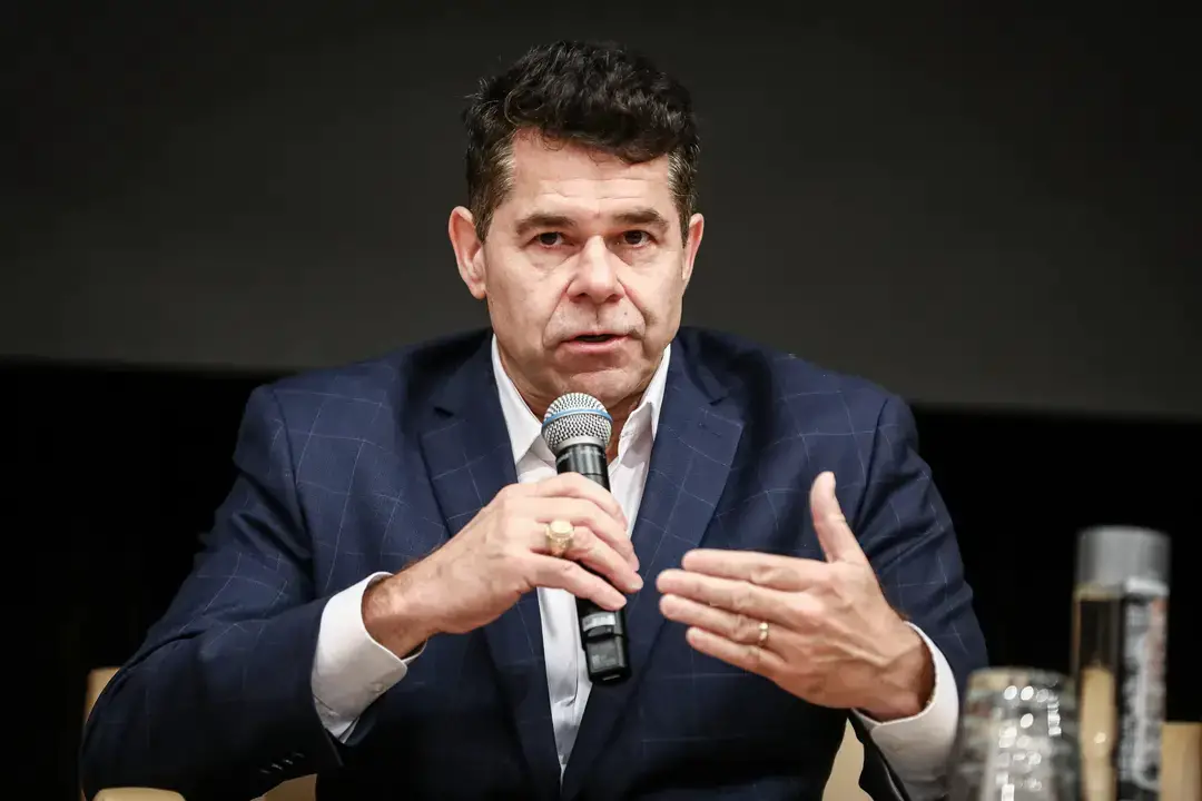 Casey Fleming, director ejecutivo de BlackOps Partners Corporation, habla en la conferencia Borderless Cyber en Washington el 4 de octubre de 2018. (Samira Bouaou/The Epoch Times)