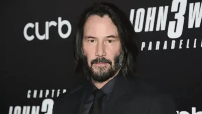 El actor Keanu Reeves asiste al estreno mundial de John Wick: Pacto de sangre, en el One Hanson de Nueva York, el 9 de mayo de 2019. (Evan Agostini/Invision/AP)