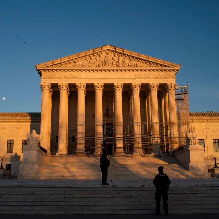 La Corte Suprema de EE. UU. en Washington el 10 de febrero de 2025. (Madalina Vasiliu/The Epoch Times)