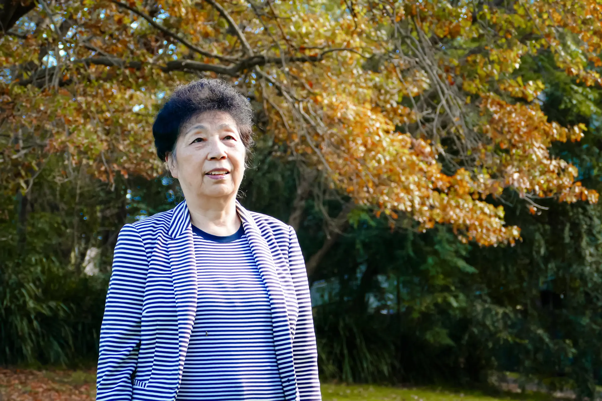 Liu Yaqin, exfuncionaria de préstamos del banco estatal chino y practicante de Falun Gong, en Sídney el 12 de mayo de 2025. (Lorrita Liu/The Epoch Times).