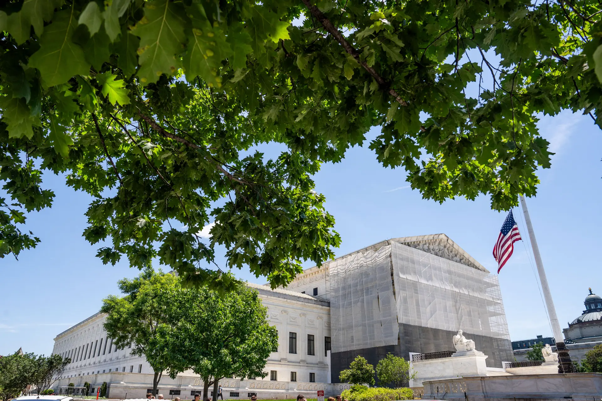 La Corte Suprema de los Estados Unidos en Washington, el 19 de mayo de 2025. (Madalina Vasiliu/The Epoch Times).