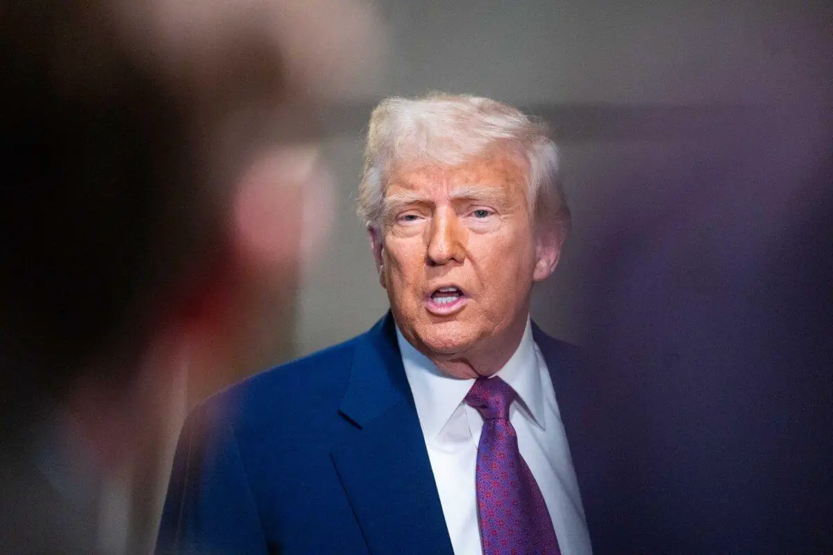 El presidente Donald Trump llega al Capitolio en Washington el 20 de mayo de 2025. (Madalina Vasiliu/The Epoch Times)