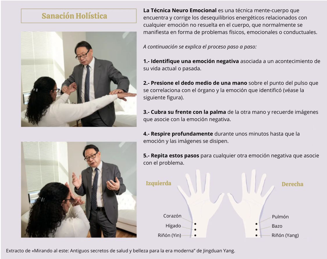 Yang utiliza la técnica neuroemocional para tratar a sus pacientes. (Samira Bouaou para American Essence)