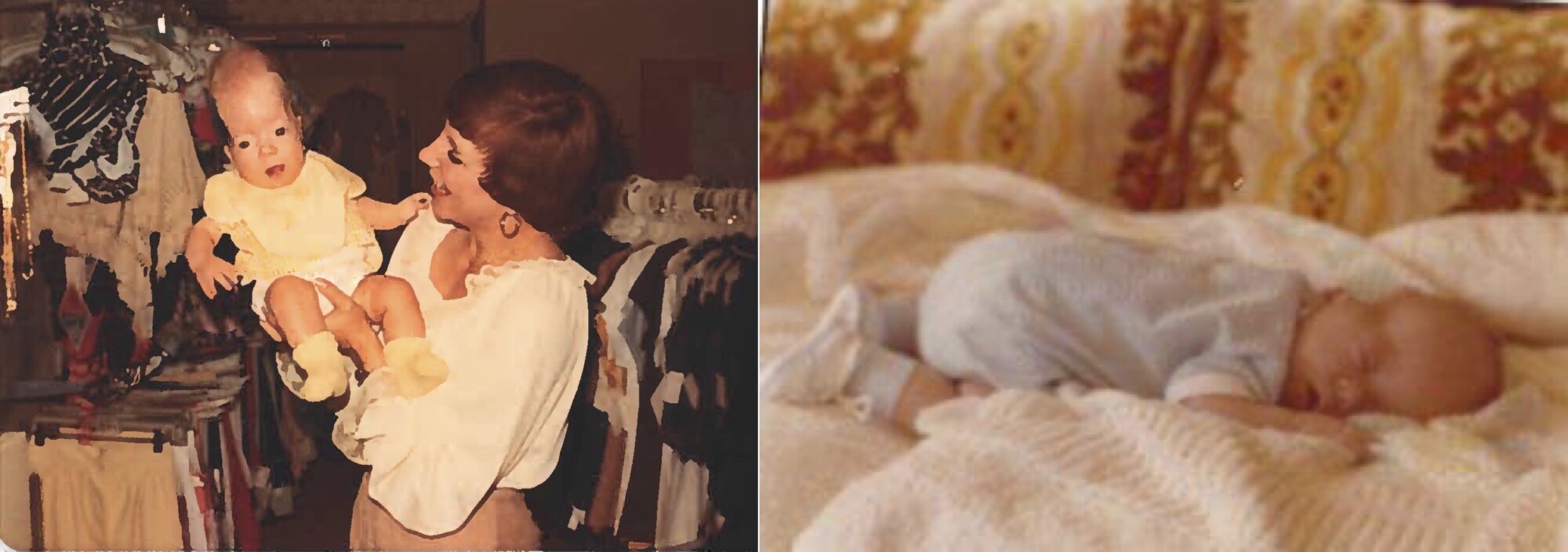 El bebé Phillips con su madre. (Cortesía de Jacob Phillips)