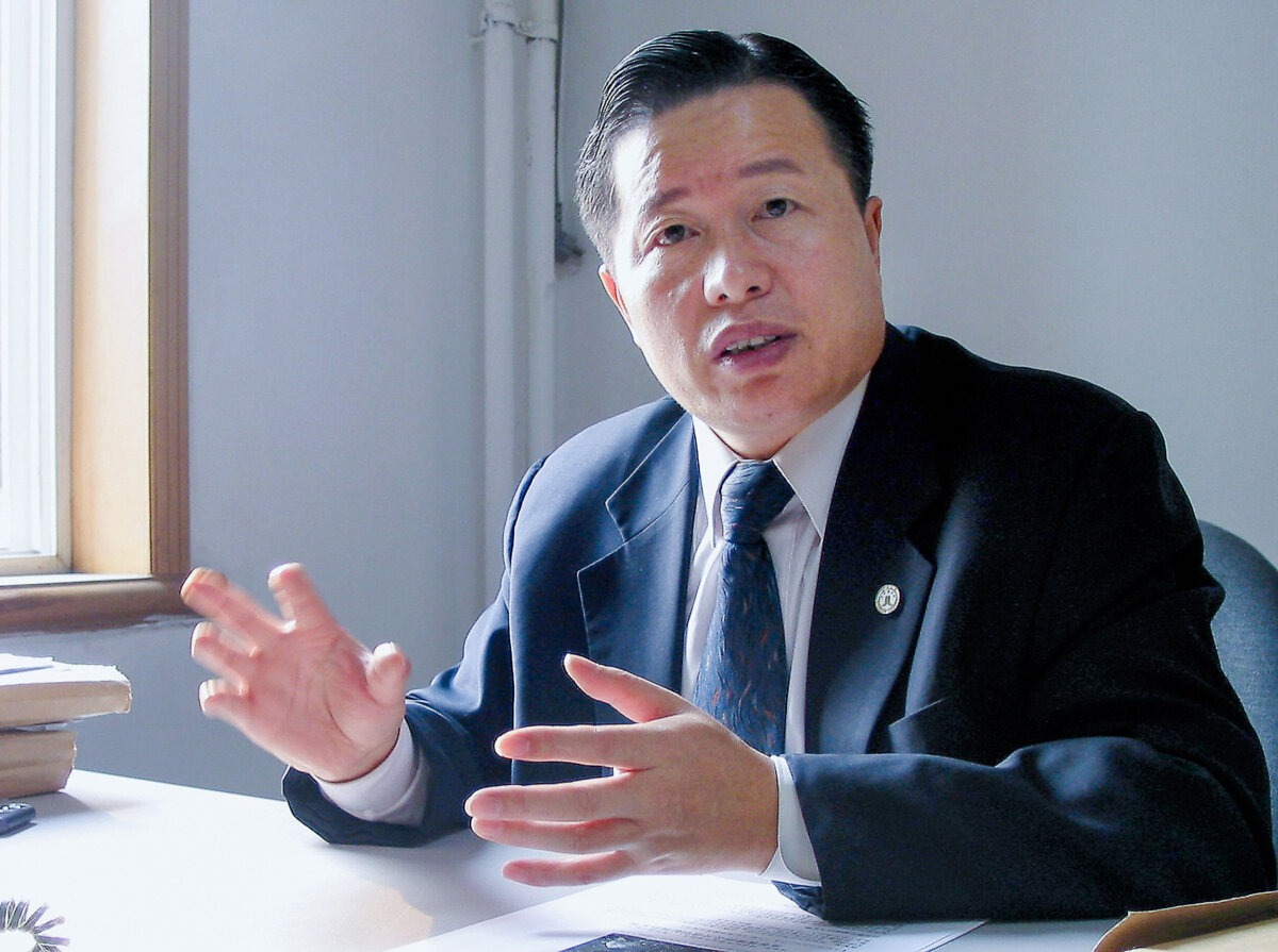El abogado de derechos humanos Gao Zhisheng en una foto de archivo. (Verna Yu/AFP/Getty Images).