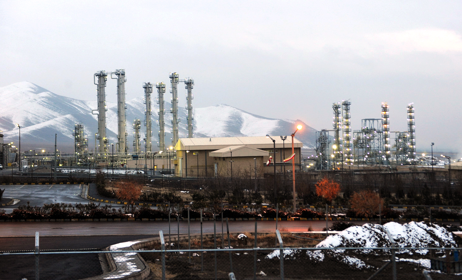 La planta de agua pesada en Arak, Irán, el 15 de enero de 2011. (Hamid Foroutan/AFP/Getty Images)