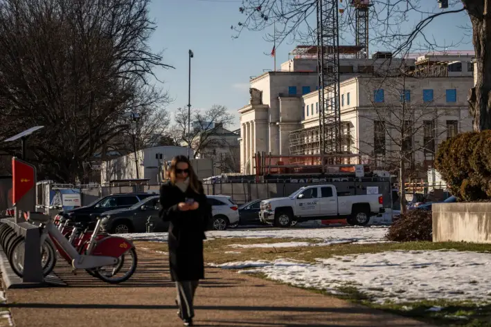 El Banco de la Reserva Federal en Washington, el 14 de enero de 2025. (Madalina Vasiliu/The Epoch Times)
