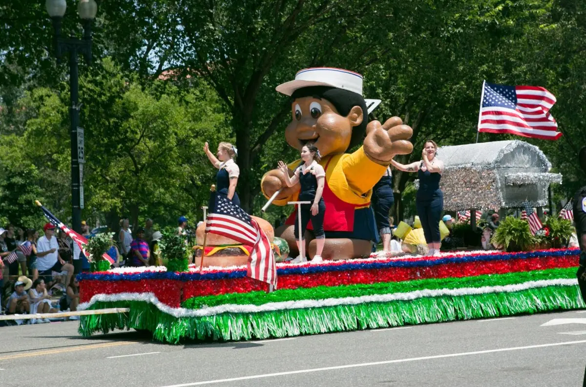 Desfile del Día de la Independencia en Washington el 4 de julio de 2025. (Lisa Fan/The Epoch Times)
