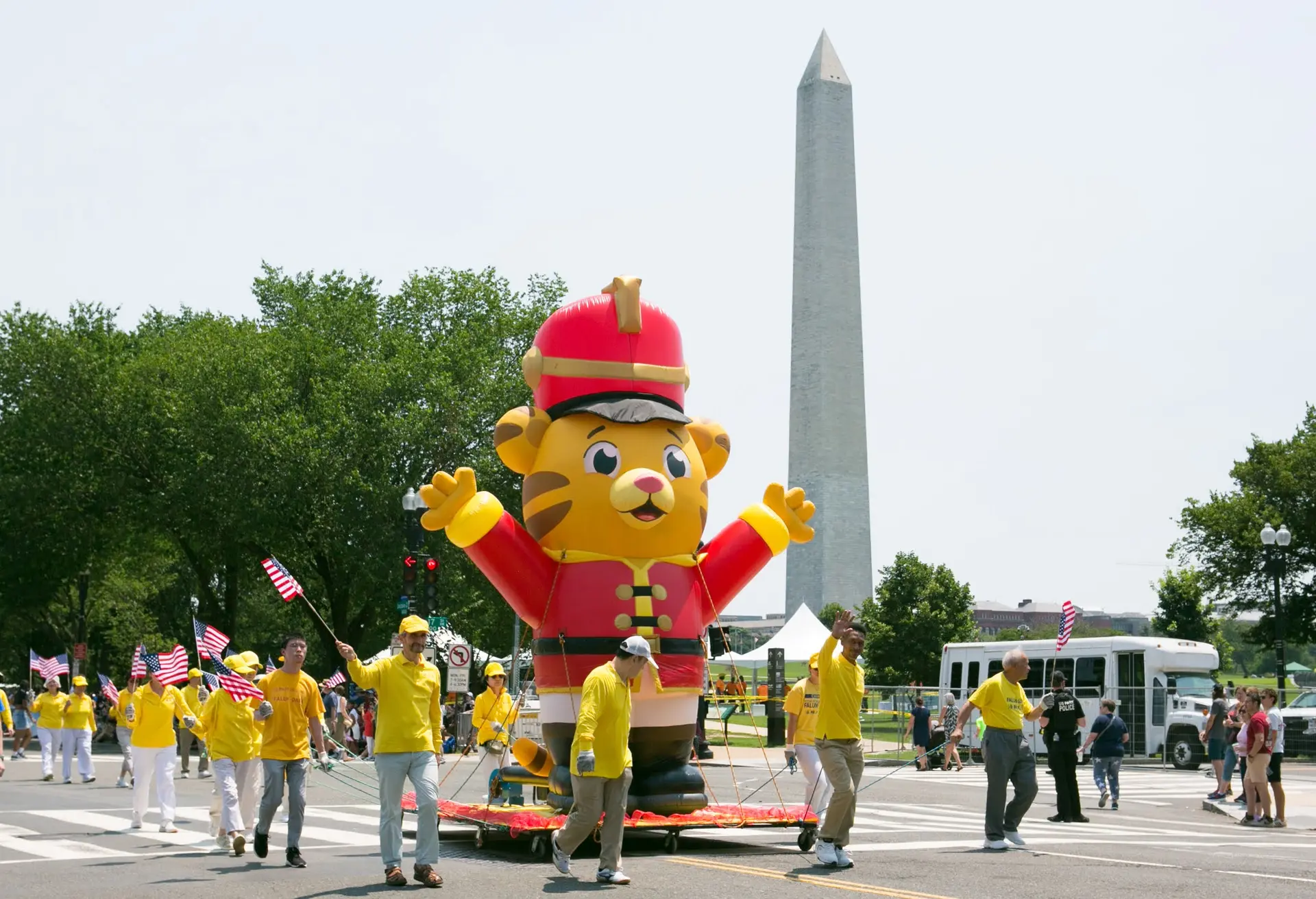 El desfile anual del 4 de julio en Washington el 4 de julio de 2025. (Lisa Fan/The Epoch Times)