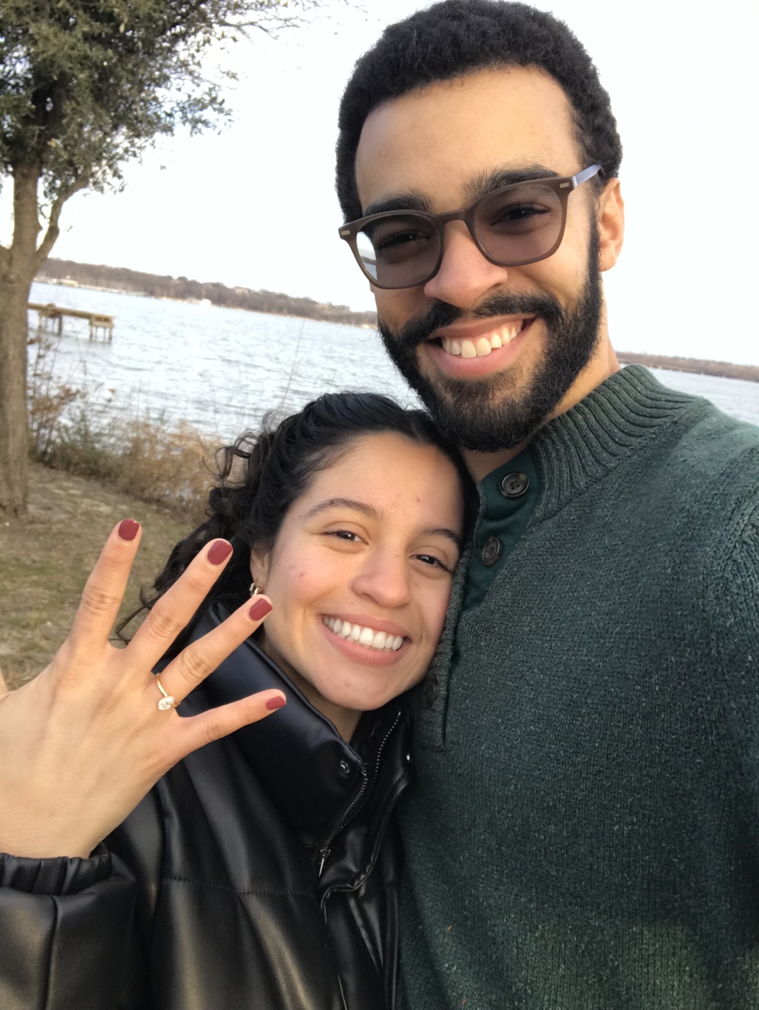 Eleazer y Keylin Akuchie se comprometieron en enero. (SWNS)