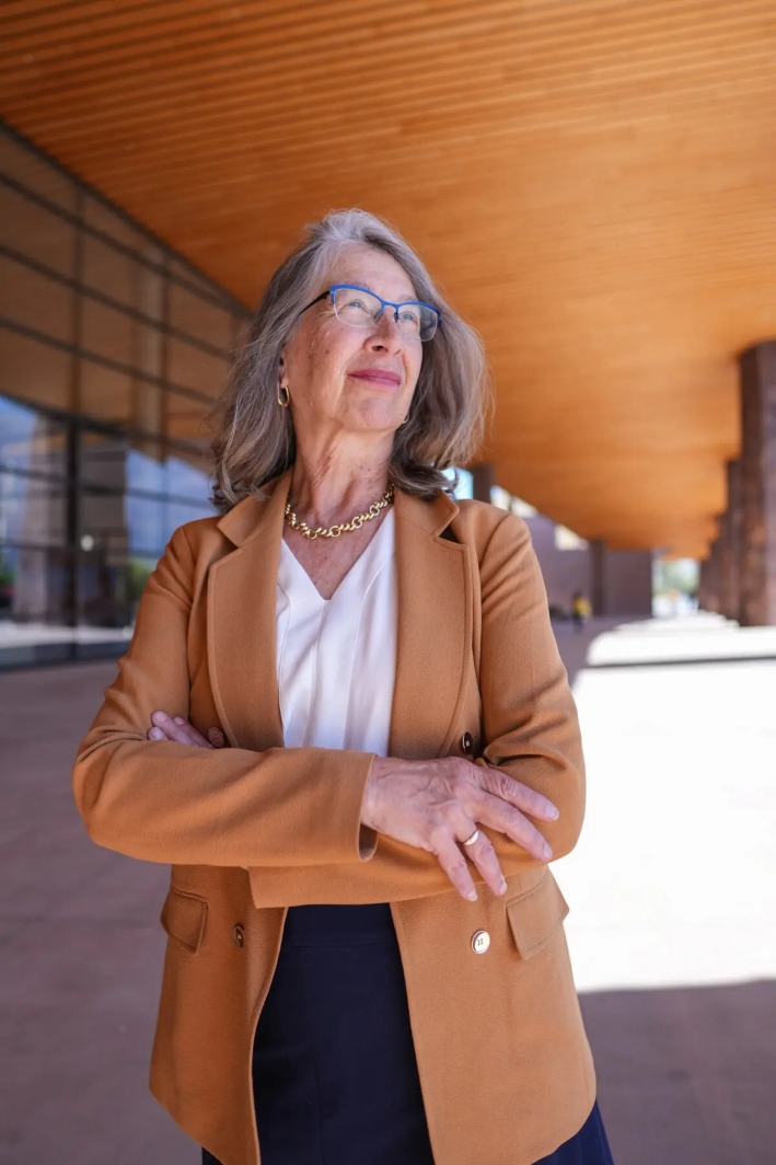 Twila Brase, cofundadora y presidenta del Consejo Ciudadano para la Libertad Sanitaria, en Palm Springs, California, el 11 de junio de 2025. (Hau Nguyen/The Epoch Times)