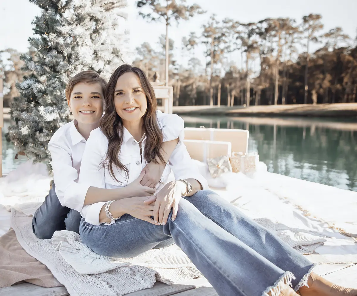 Kristina Keller y su hijo. (Cortesía de Jodie Lane Photography).