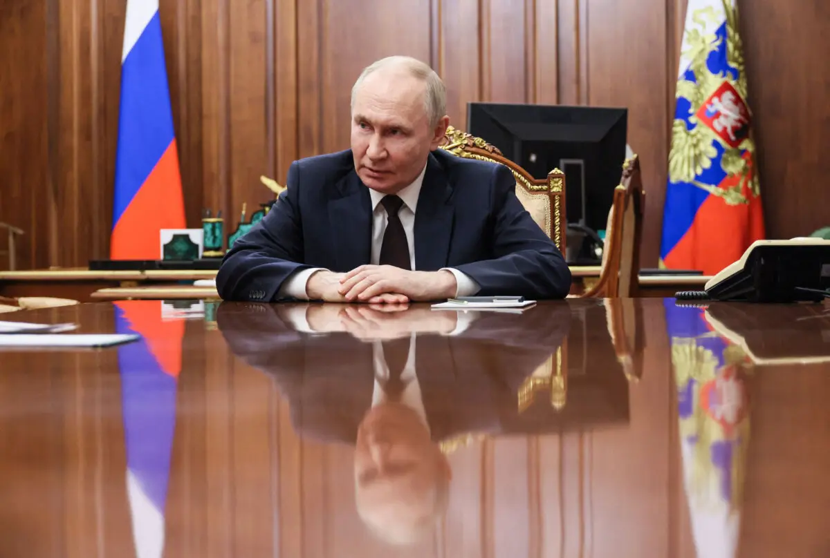El presidente ruso Vladímir Putin en Moscú el 7 de julio de 2025. (Mikhail Metzel/POOL/AFP a través de Getty Images).