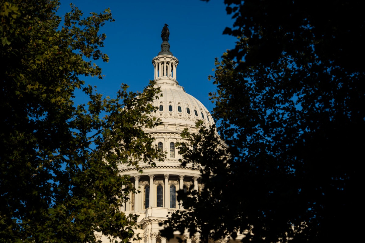 El edificio del Capitolio de los Estados Unidos en Washington, el 8 de agosto de 2025. (Madalina Kilroy/The Epoch Times).