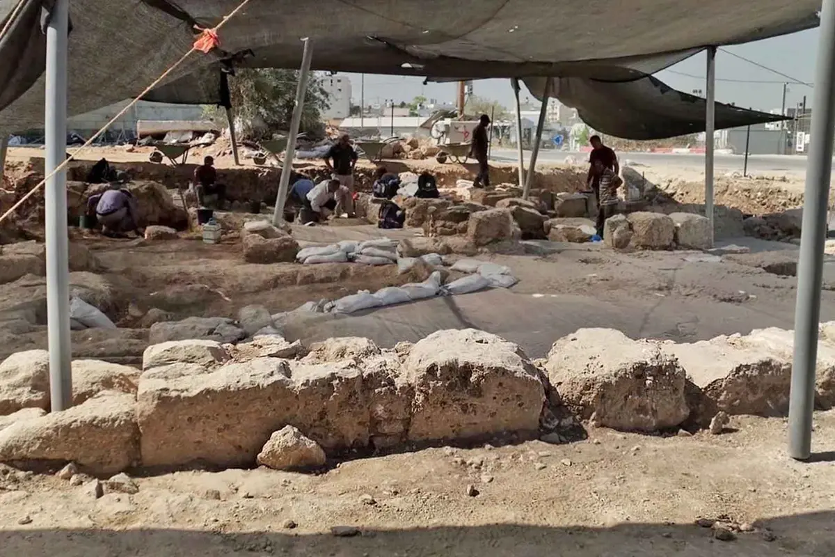 La excavación en Kafr Qasim. (Autoridad de Antigüedades de Israel)
