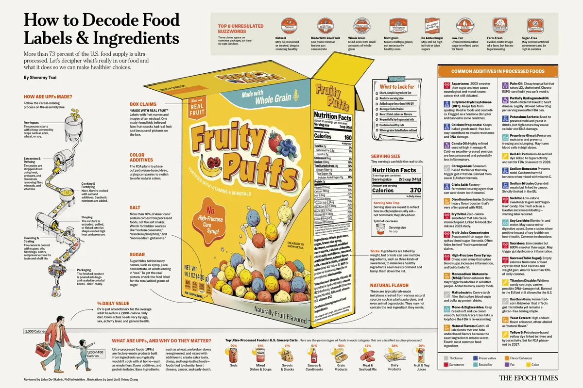 (Haga clic <a href="https://www.theepochtimes.com/article/infographic-how-to-decode-food-labels-ingredients-5901938" target="_blank" rel="noopener">aquí</a> para ver la versión ampliada de la infografía de arriba).