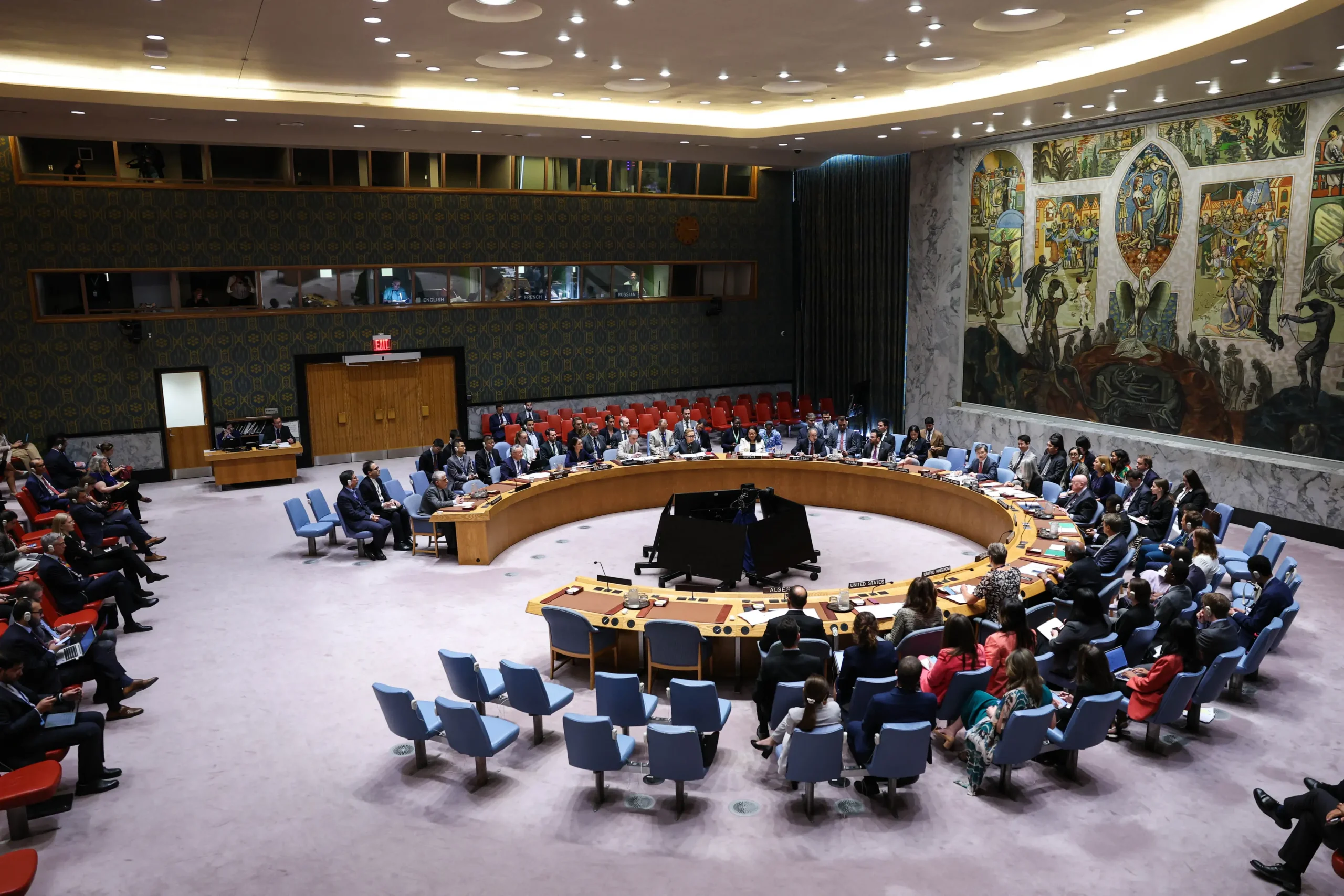 El presidente Donald Trump pronuncia un discurso ante la Asamblea General de las Naciones Unidas en la sede de la ONU en la ciudad de Nueva York el 23 de septiembre de 2025. (Timothy A. Clary /AFP vía Getty Images)