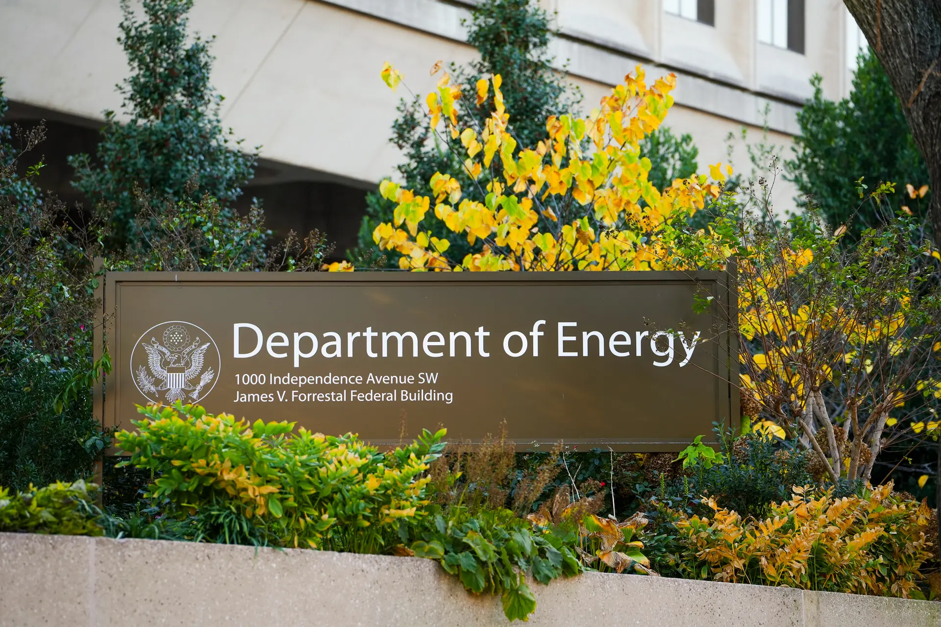 El edificio del Departamento de Energía en Washington el 13 de noviembre de 2023. (Madalina Vasiliu/The Epoch Times).