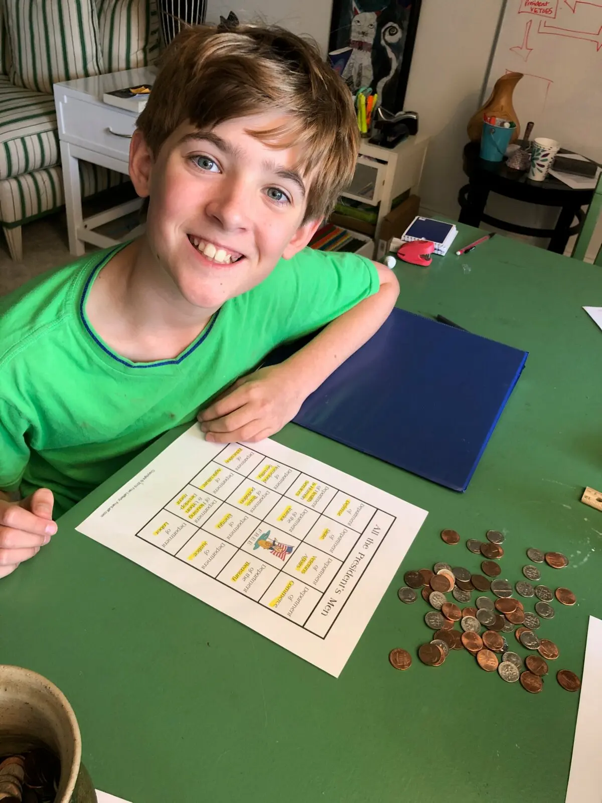 Hasta que cambió su dieta, John Dunlap no podía concentrarse en sus tareas escolares. (Cortesía de Jenny Dunlap)
