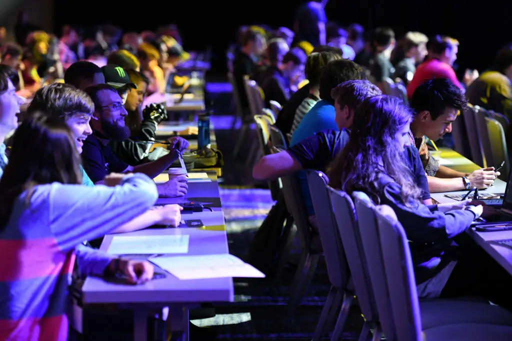 <em>Asistentes a la Conferencia de Desarrolladores de Roblox en Burlingame, California, el 10 de agosto de 2019. (Ian Tuttle/Getty Images para Roblox)</em>