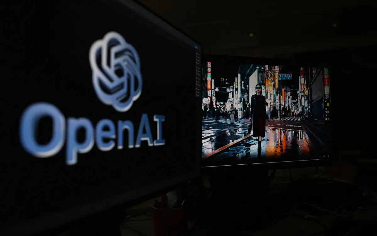 Fotograma de un video generado por una nueva herramienta de inteligencia artificial, denominada Sora, presentada por OpenAI en París el 16 de febrero de 2024. (Stefano Rellandini/AFP a través de Getty Images).