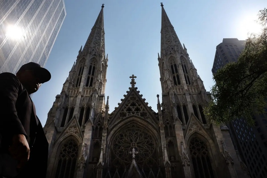 La catedral de San Patricio, sede de la Arquidiócesis Católica Romana de Nueva York en la ciudad de Nueva York, el 8 de septiembre de 2015. (Spencer Platt/Getty Images)